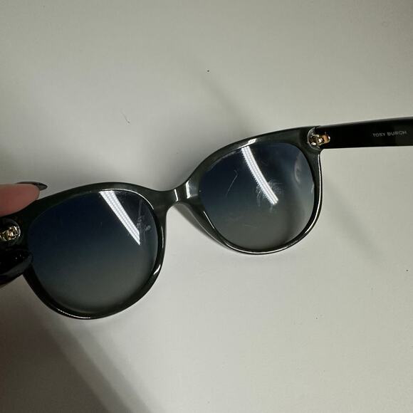 Tory Burch Blue Gradient Sunglasses - Picture 5 of 9